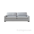 Canapé en tissu gris Ensembles Salon Canapé Sofa Meubles